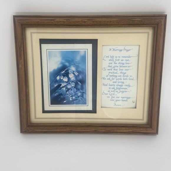Framed Marriage Prayer - Picture 1 of 4